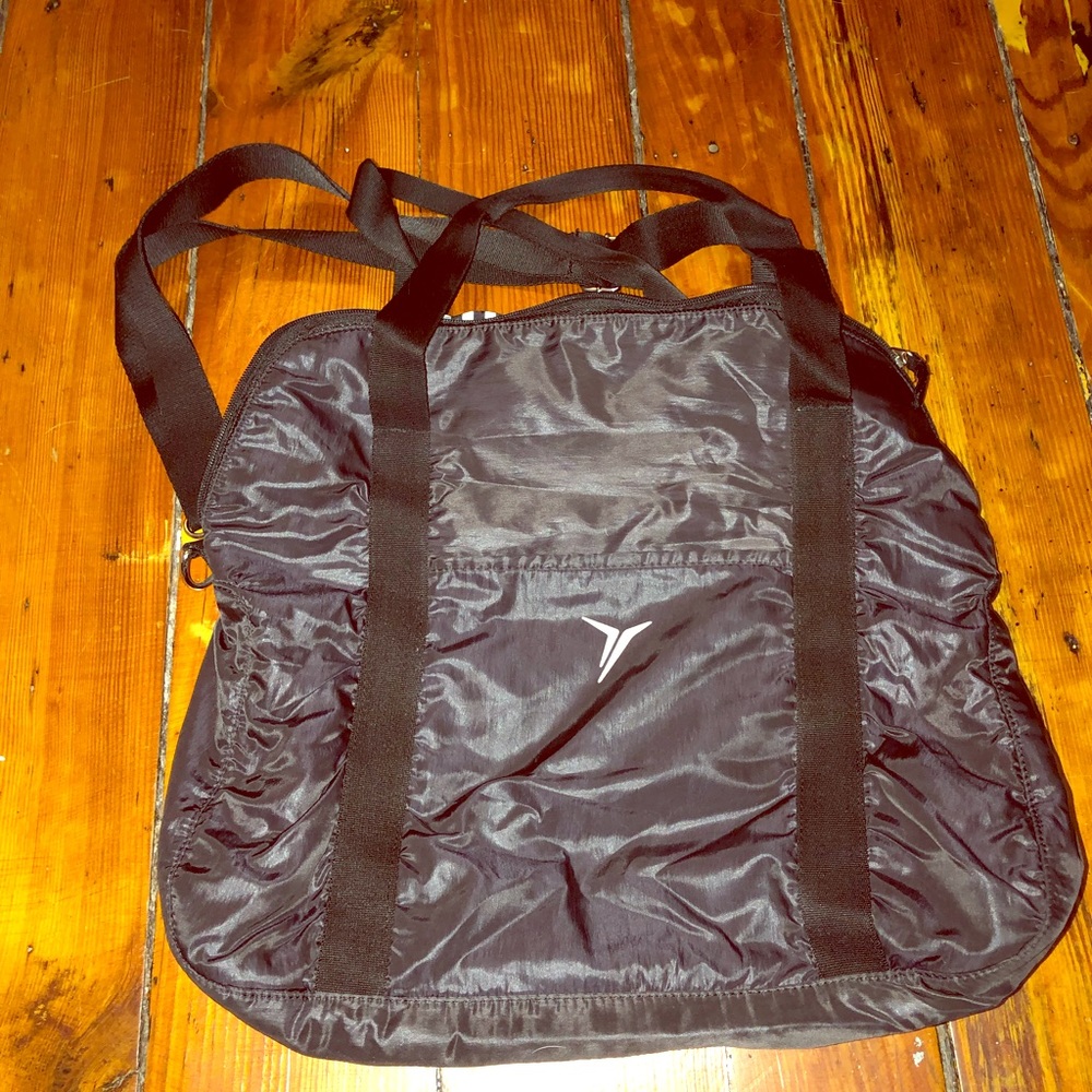 Old Navy, Nylon Gym Tote, Black
